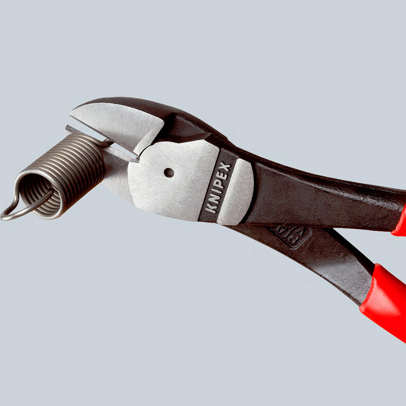 Cleste de forta KNIPEX cu taietura laterala si parghie mare, 200 mm