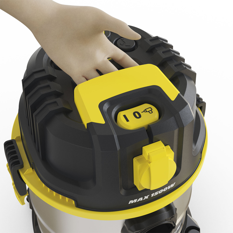 Aspirator uscat/umed Michelin, HP30 PRO, 30l, 1400W, 21kPa, functie suflare, cuva inox