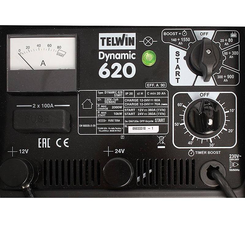 Redresor / Robot pornire auto 230V 12V-24V TELWIN, DYNAMIC 620 START