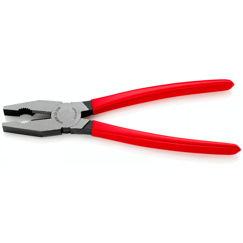 Cleste combinat universal (patent) KNIPEX, 250 mm, manere acoperite cu plastic
