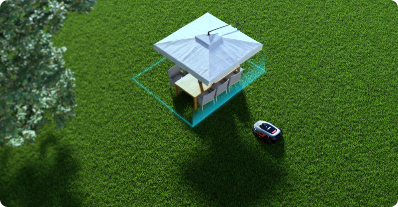 Robot de tuns gazon Sunseeker X4, 1200mp, tehnologie 360° LiDAR 3D, fara fir, conexiune bluetooth + GSM
