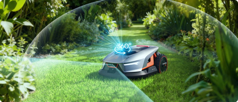 Robot de tuns gazon Sunseeker X4, 1200mp, tehnologie 360° LiDAR 3D, fara fir, conexiune bluetooth + GSM
