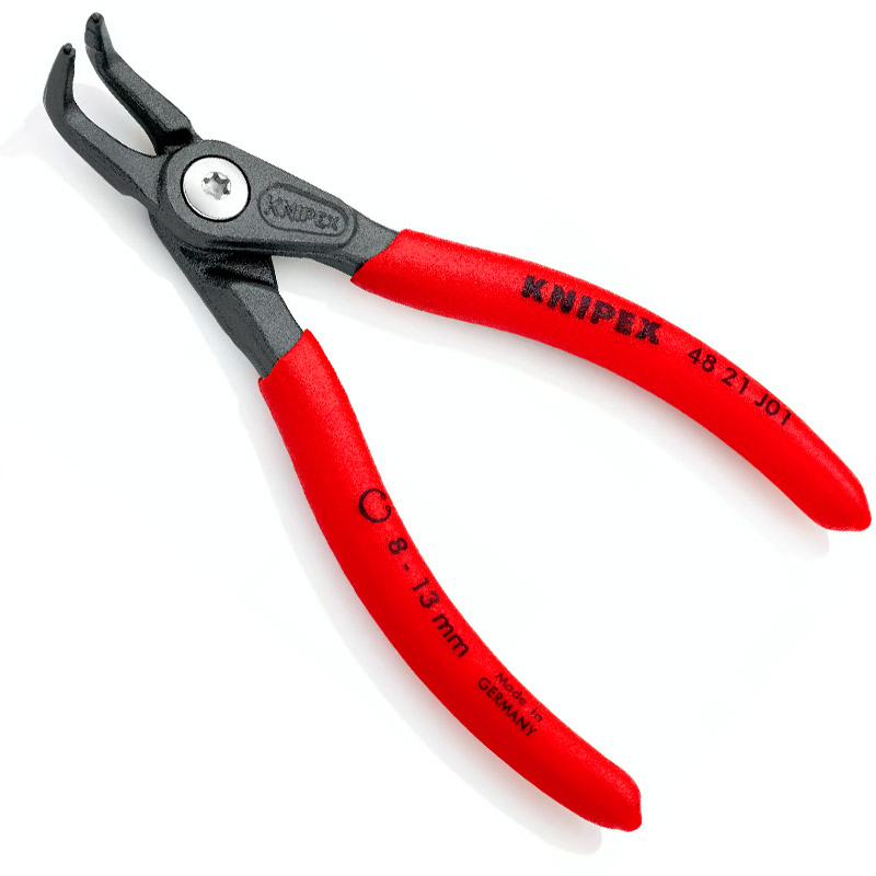 Clește de precizie KNIPEX pentru inele de siguranță interioare cu alezaje, Ø 8-13 mm, 130 mm, 90 g