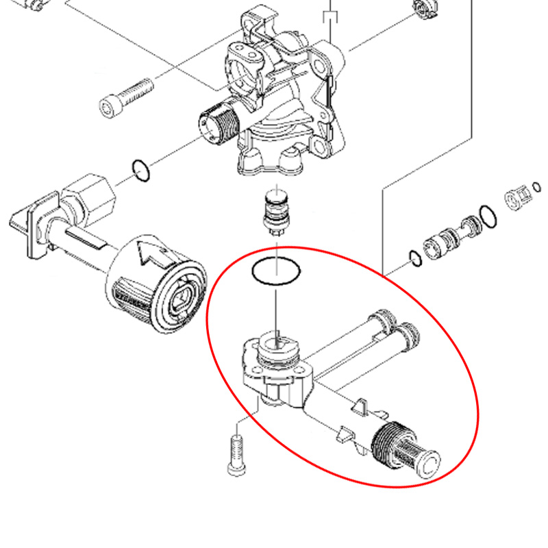 Racord cu filtru inclus Karcher, pentru cu aparate de spalat cu presiune K3 / K4 / K5