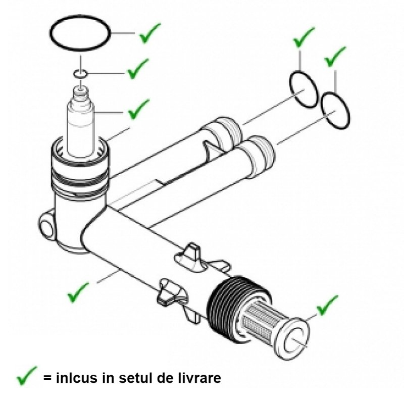 Racord cu filtru inclus Karcher, pentru aparate de spalat cu presiune K3 / K4