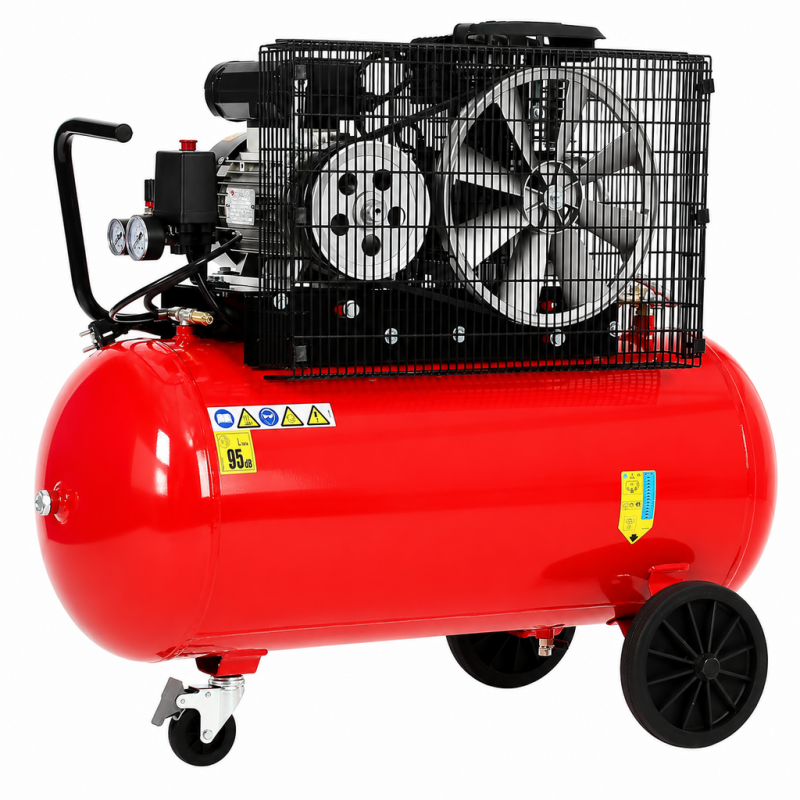 Compresor monofazat profesional 100l, debit 350l/min, FIAC AB100/360-3-MC