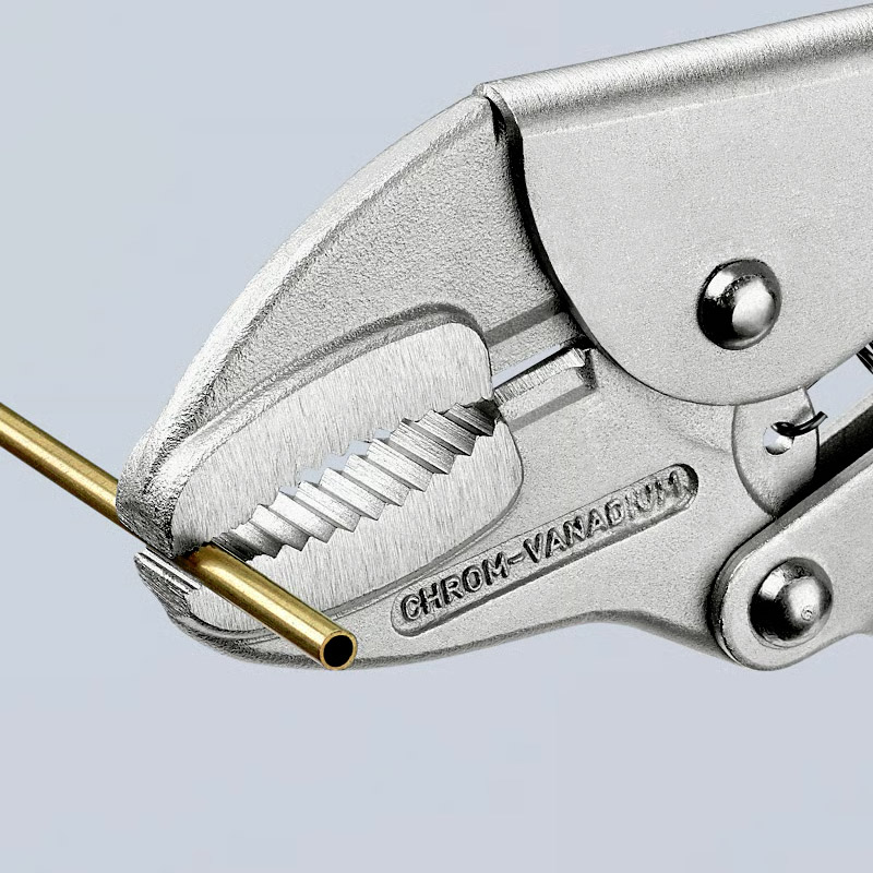 Cleste Knipex cu autoblocare si falci drepte, 250 mm, 517 g