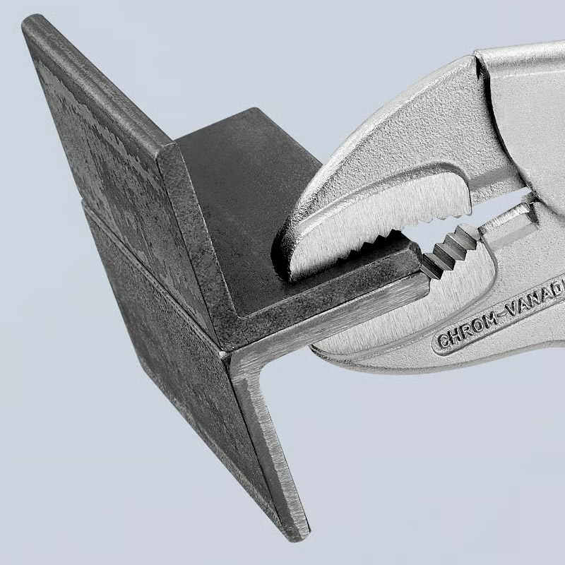Cleste Knipex cu autoblocare si falci drepte, 250 mm, 625 g