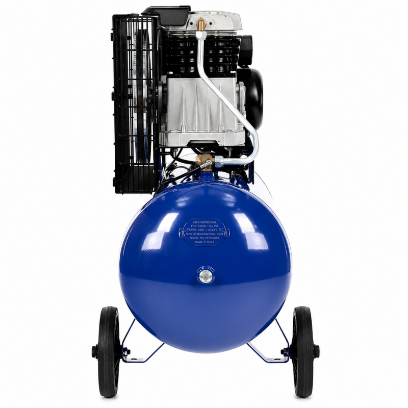 Compresor monofazat profesional, 90l, 250l/min, MICHELIN MB100/268