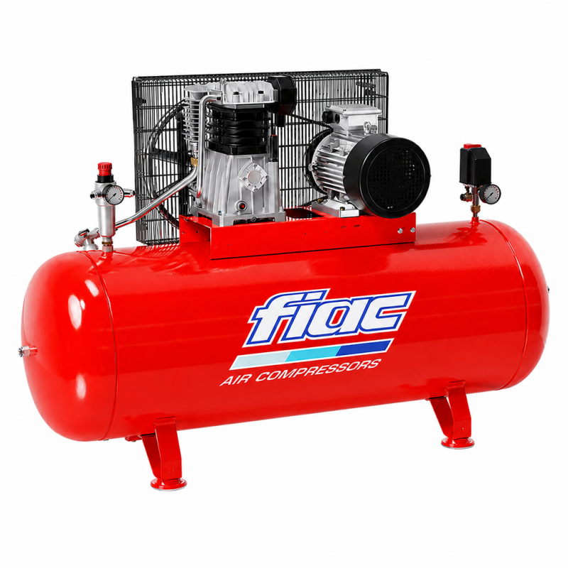 Compresor trifazat profesional, stationar, 270l, 827l/min, FIAC AB300/825TF
