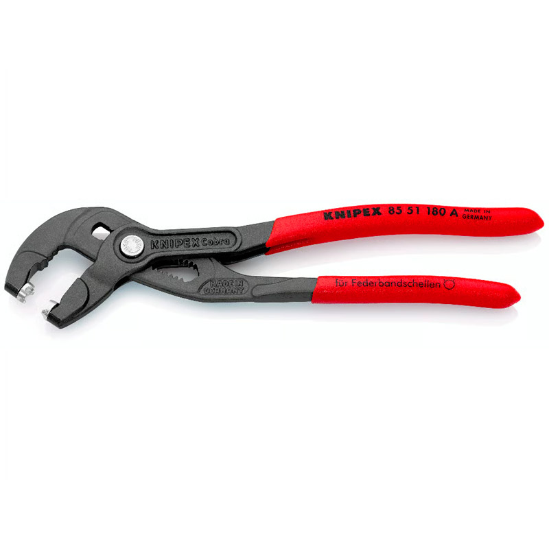 Cleste KNIPEX pentru coliere din banda elastica max. Ø50 mm, 180 mm