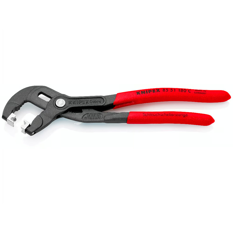 Cleste KNIPEX pentru coliere cu clic, 180 mm, in blister