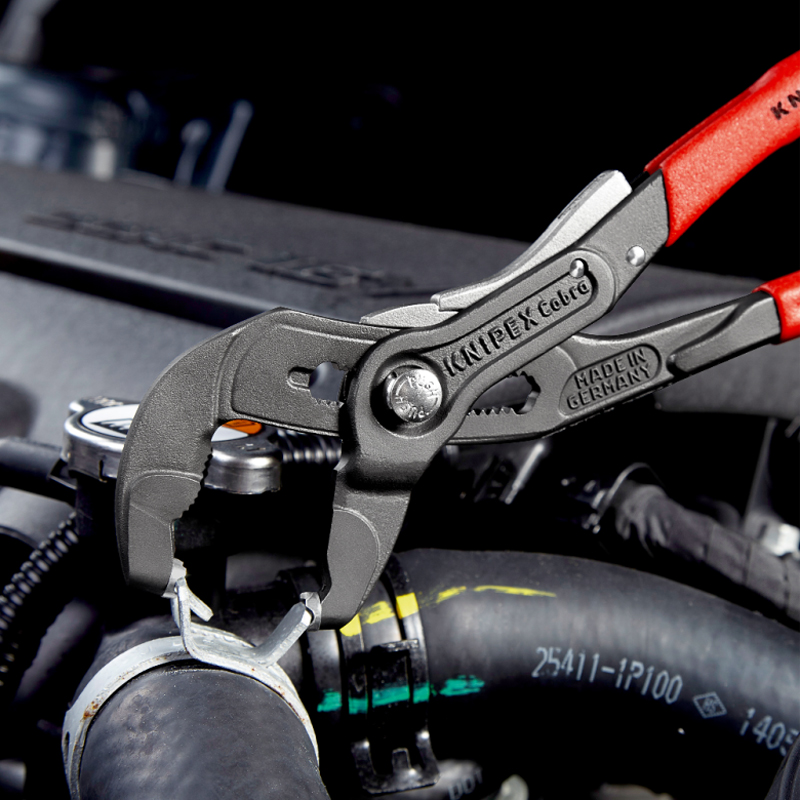 Cleste KNIPEX pentru coliere din banda elastica max. Ø70 mm, 250 mm