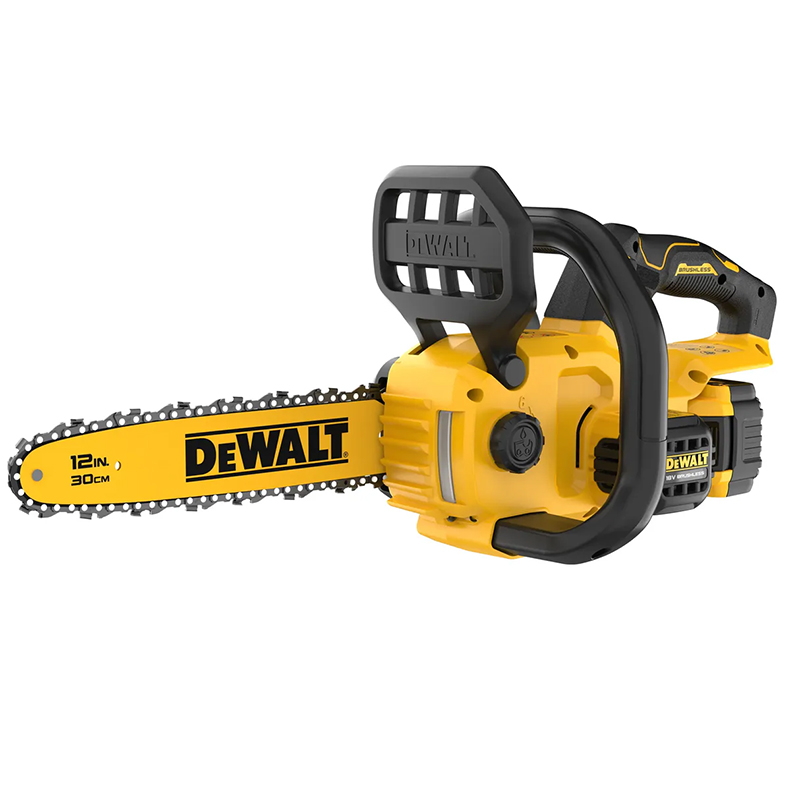 Fierastrau cu lant cu acumulator DEWALT DCMCS565P1-QW, 18V, 5.0 Ah, 30 cm, brushless