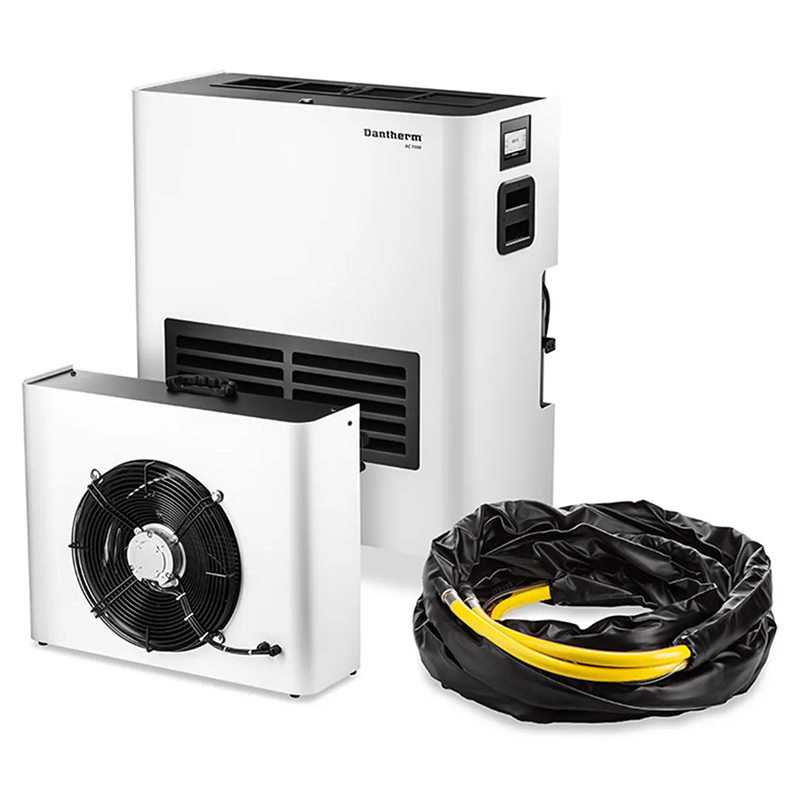 Aparat de aer conditionat portabil Dantherm AC 7000, 7 kW, 1.450m³/h, o unitate exterioara