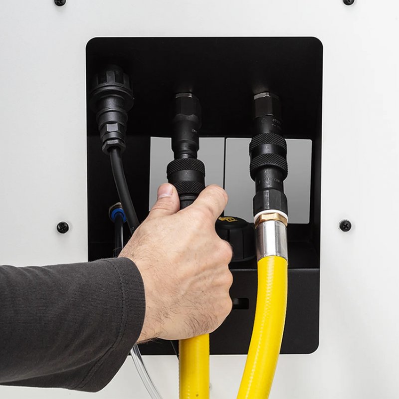 Aparat de aer conditionat portabil Dantherm AC 7000, 7 kW, 1.450m³/h, o unitate exterioara