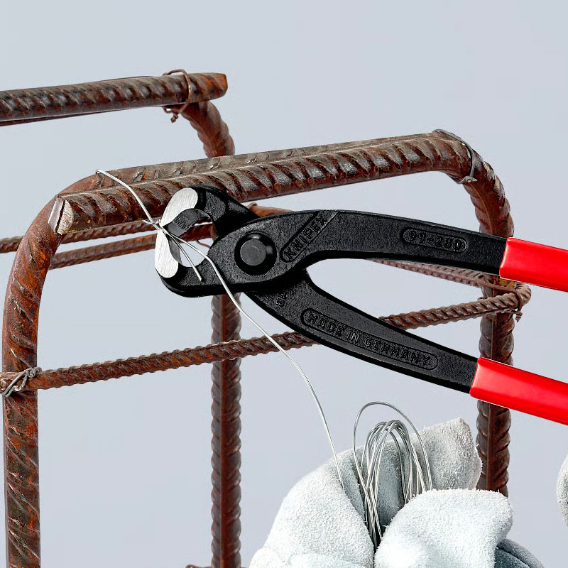 Cleste KNIPEX cu parghie mare, pentru constructori/tamplari/dulgheri/cuie, 280 mm, 490 g