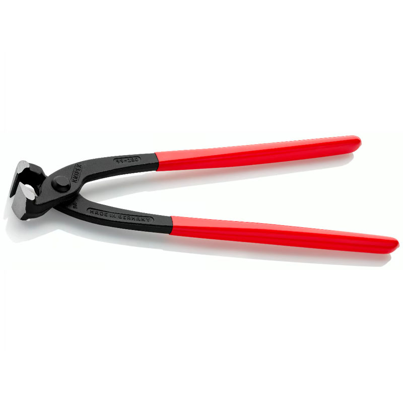 Cleste KNIPEX cu parghie mare, pentru constructori/tamplari/dulgheri/cuie, 280 mm, 507 g, in blister