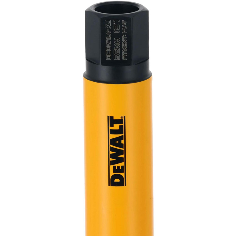 Carota diamantata gaurire umeda DeWALT, prindere 1.1/4, Ø102x450 mm, segmente 10mm turbo, indicator adancime