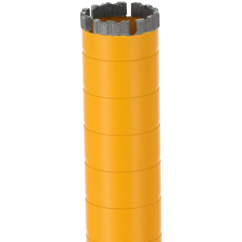 Carota diamantata gaurire umeda DeWALT, prindere 1.1/4, Ø102x450 mm, segmente 10mm turbo, indicator adancime