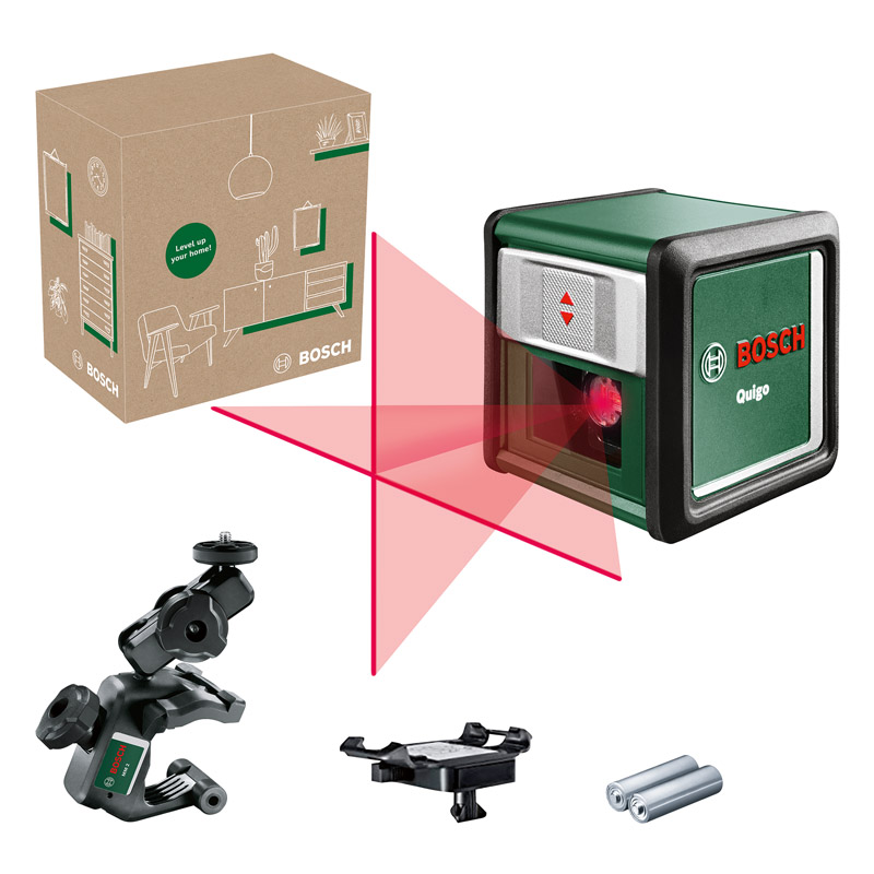 Nivela laser cu linii Bosch Quigo, fara functie receptor
