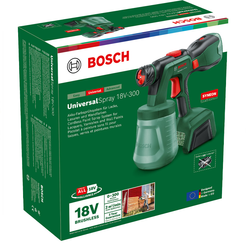 Pistol de vopsit BOSCH UniversalSpray 18V-300, 1.2 l