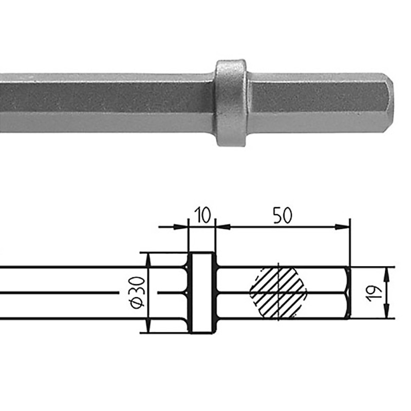 Spitz ATLAS COPCO S25x108, 380 mm