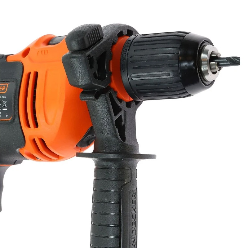 Masina de gaurit cu percutie Black&Decker BEH550A40K-QS, 500W, cu accesorii