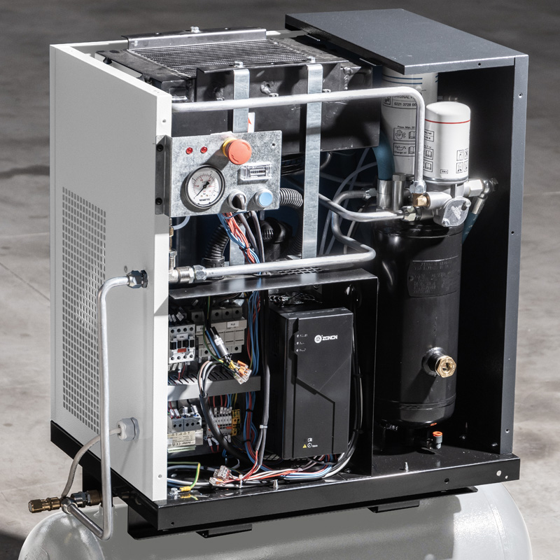 Compresor profesional cu șurub FIAC X500/100 cu inverter - 10 bar, 498 l/min