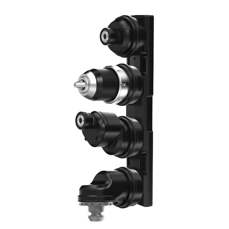 Masina de gaurit/insurubat cu capete multiple, 2 acumulatori 18V 2.0 Ah Li-Ion XR, DeWalt, DCD803D2T-QW