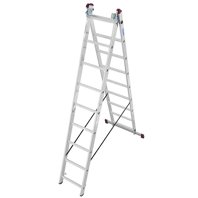 Scara multifunctionala din aluminiu Corda, 3x11 trepte - RESIGILAT