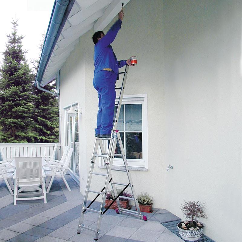 Scara multifunctionala din aluminiu Corda, 3x11 trepte - RESIGILAT