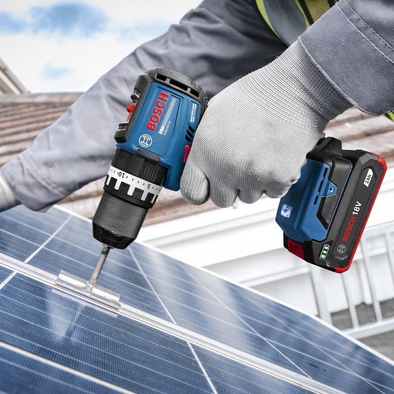 Masina de gaurit/insurubat cu  percutie BOSCH PRO GSB18V-52, max. 70 Nm , SOLO