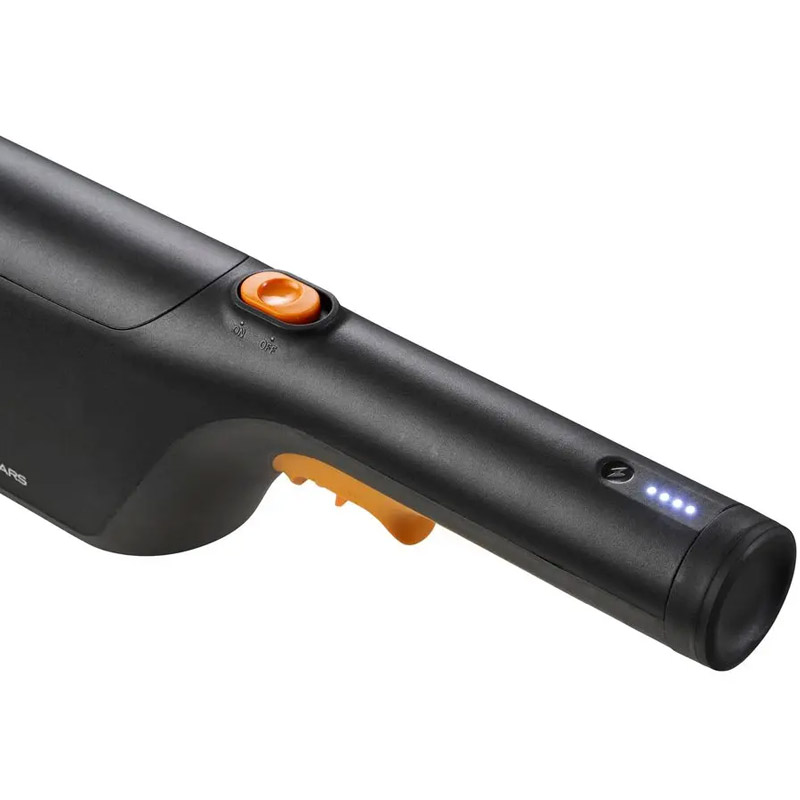 Foarfeca telescopica pentru taiat ramuri/crengi cu acumulator Fiskars eLopper, 2x 12V 4.0 Ah Li-ion, capacitate de taiere 32 mm, 130 - 170 cm, SOLO