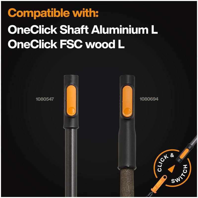 Grebla pentru frunze Fiskars OneClick 42 cm, marime 