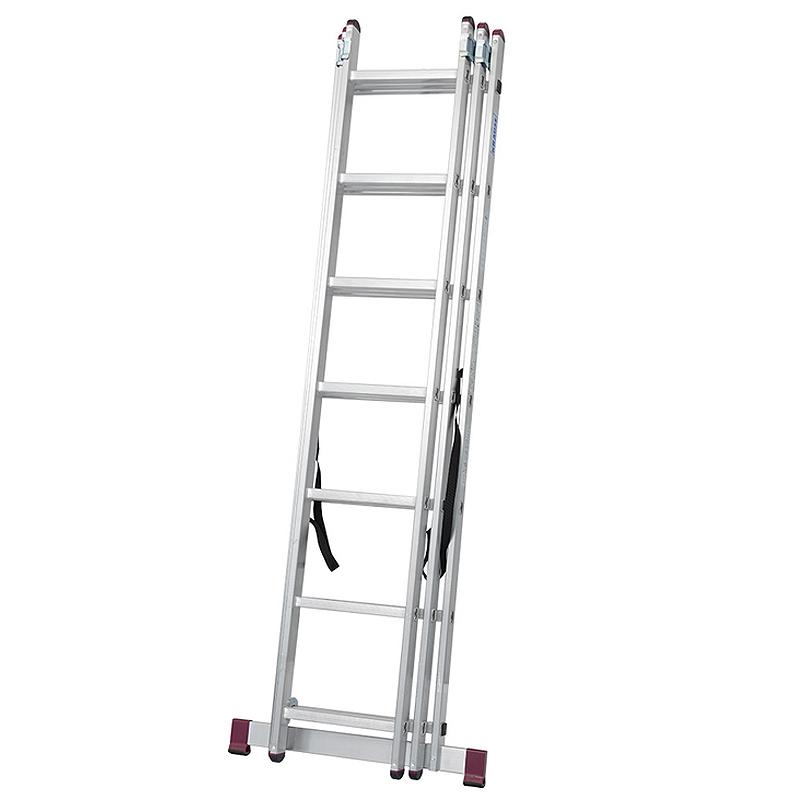 Scara multifunctionala din aluminiu Corda, 3x10 trepte