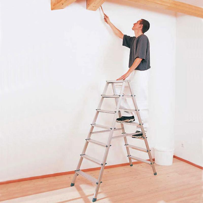 Scară Krause Monto Dopplo dublă 2x8 trepte – stabilitate profesională pentru lucrări sigure