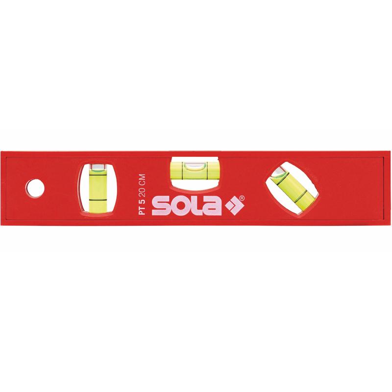 Nivela SOLA TORPEDO PT 5 20, 20cm, 3 bule