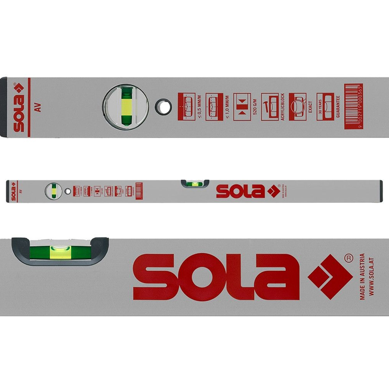 Nivela SOLA Austria AVD 60 cm, bula reglabila