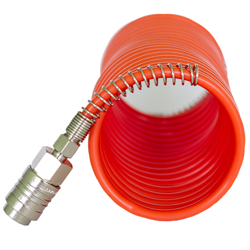 Furtun de aer spiralat 5m, cuple rapide FIAC