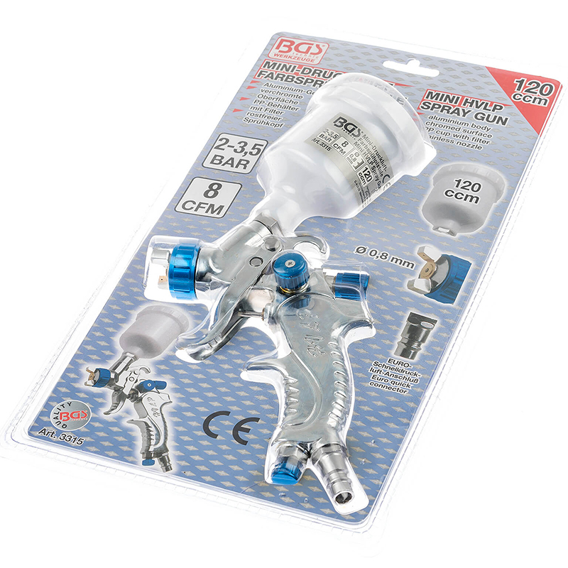 Pistol de vopsit pneumatic mini, BGS