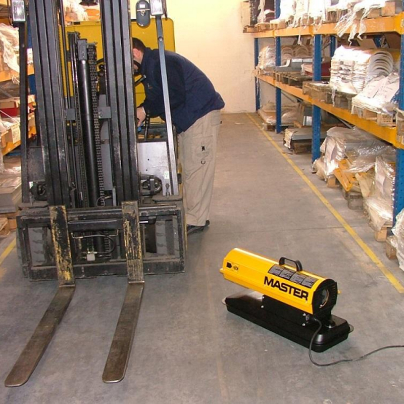 Încălzitor cu motorină MASTER B 70 CED - 20 kW, ardere directă, generator aer cald industrial
