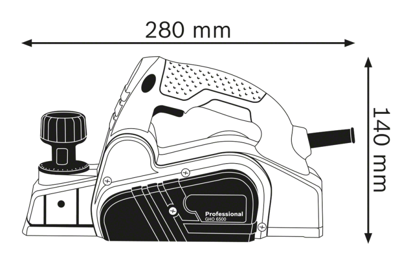 Rindea electrica BOSCH tip GHO 6500