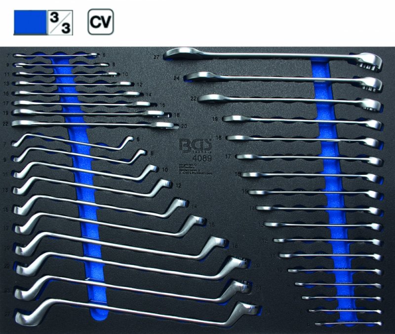 Organizator pentru carucior BGS, 35 piese, 3/3 sertar