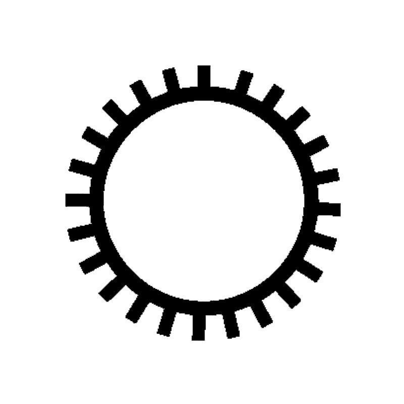 Pila rotunda cu maner, 200mm, gr. 2, PFERD