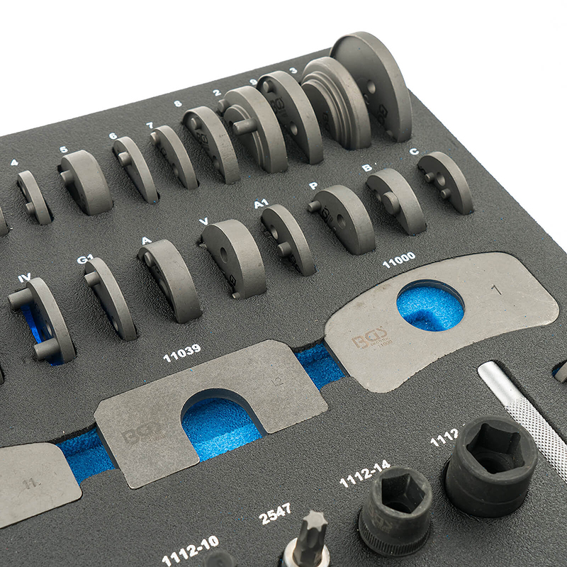 Organizator pentru carucior BGS, 50 piese presat cilindrii frana, 2/3 sertar