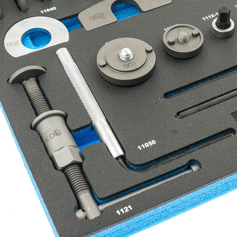 Organizator pentru carucior BGS, 50 piese presat cilindrii frana, 2/3 sertar