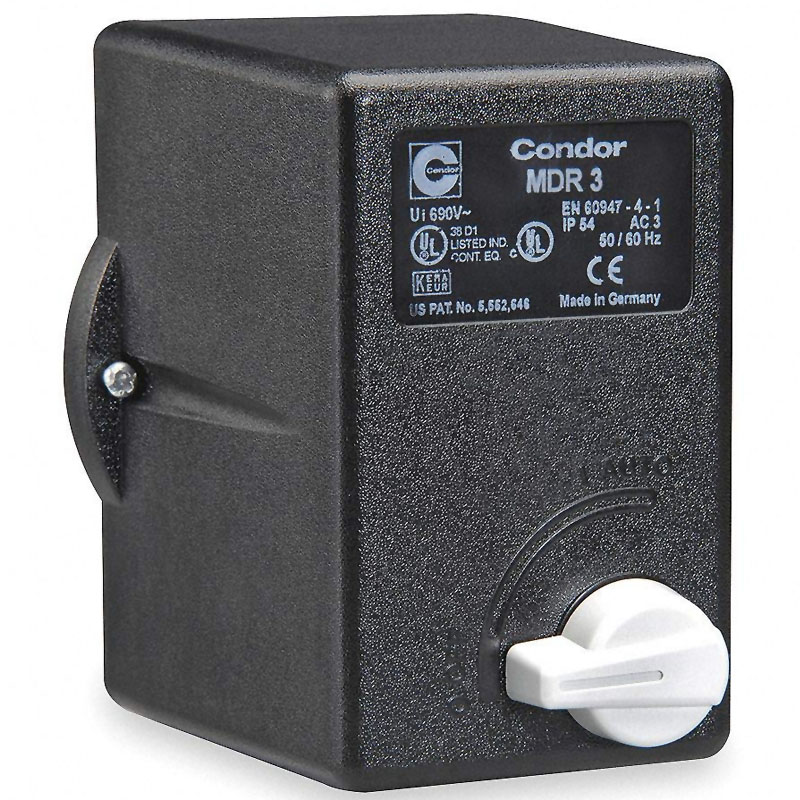 Presostat trifazat Condor MDR3 EA11B, 6.3A, FIAC
