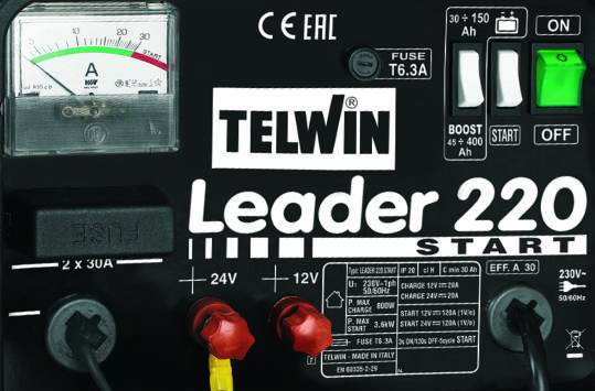 Redresor / Robot pornire auto 230V 12V-24V TELWIN, LEADER 220 START