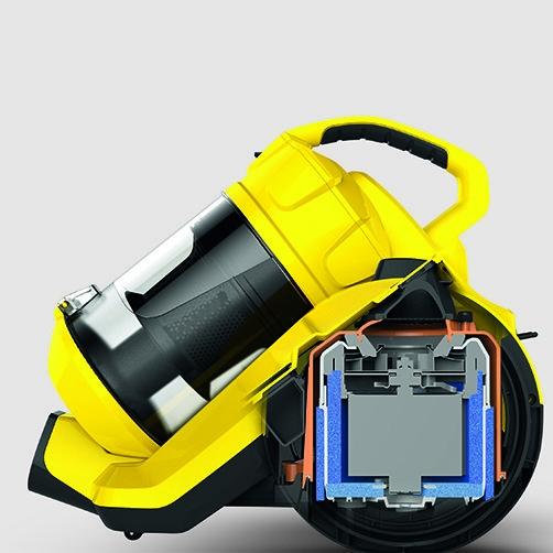 Aspirator fara sac Karcher, tip VC3 (yellow)